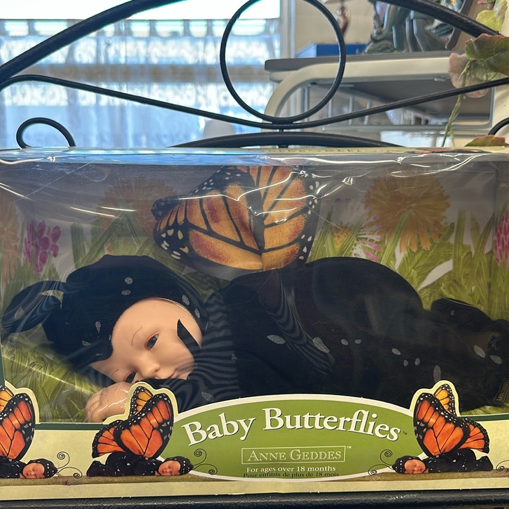 Anne Geddes Collectible Doll Baby Butterflies